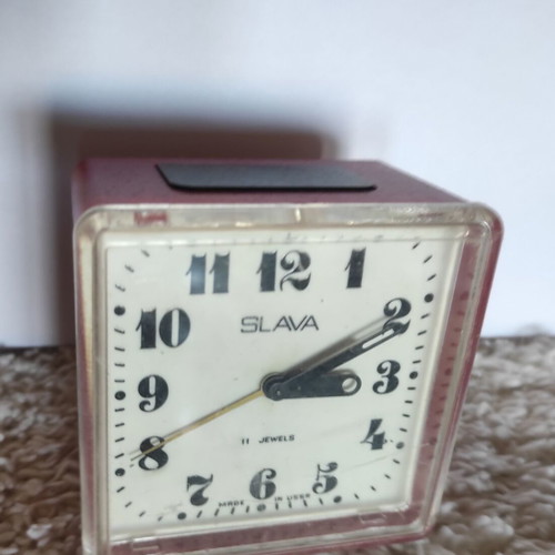 Slava Mechanical Alarm Clock used