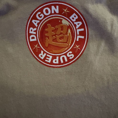 Dragon Ball Super x Celio T-Shirt Goku Super Saiyan Blue beige size M like new