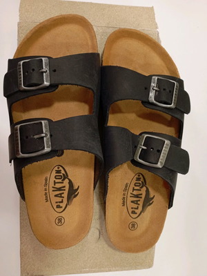 Plakton women's slippers new, size 38, black