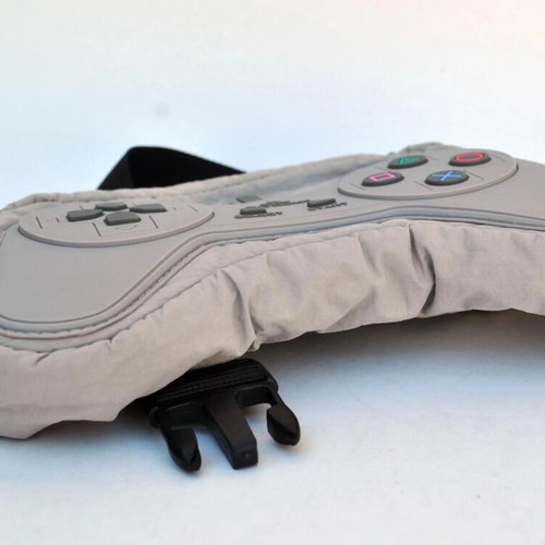 Zara gray controller fanny pack used, nylon polyester