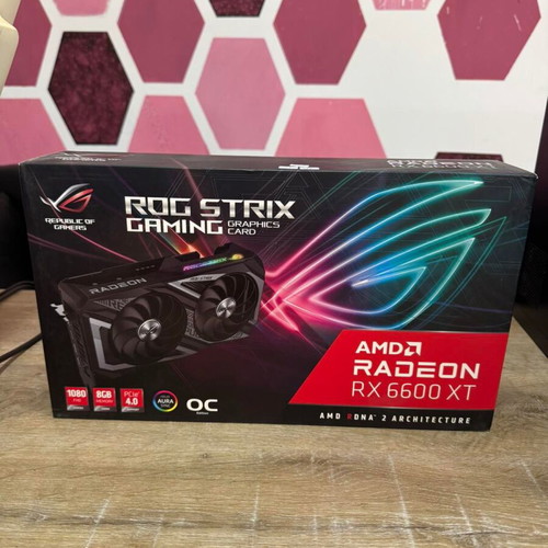 ASUS Radeon RX 6600 XT ROG Strix OC Gaming 8GB GDDR6 graphics card new