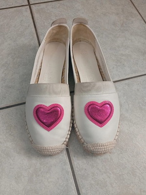 Μπαλαρίνες Karl Lagerfeld 37,5 μεταχειρισμένες, άσπρο και ροζ