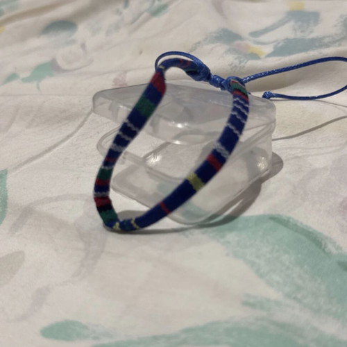 Bohemian style rope bracelet like new, multicolored