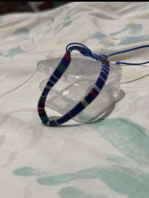 Bohemian style rope bracelet like new, multicolored