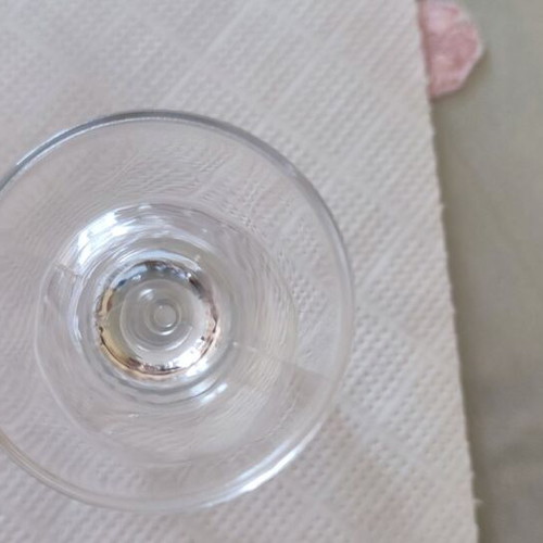 Vintage crystal stemmed glasses set of 15