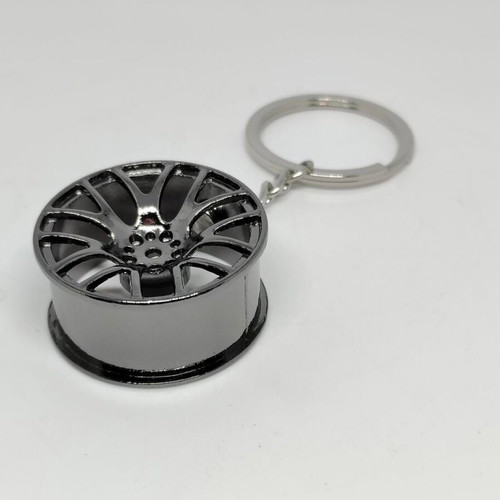Car Wheel Keychain Gunmetal like new