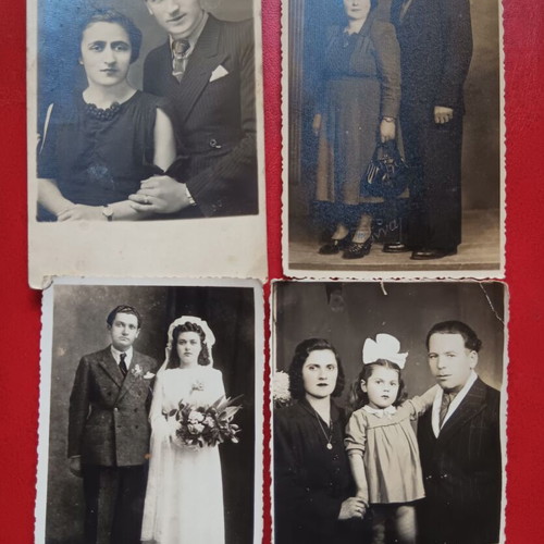 Collectible portraits used, lot of 10 old photos