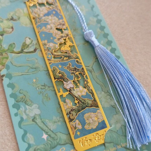 Van Gogh White Blossom Bookmark new