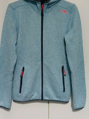 CMP fleece women's jacket used, blue, size S