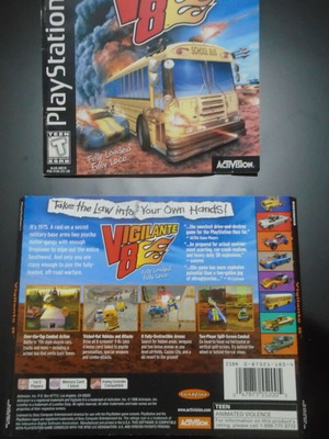 Vigilante V8 PlayStation PS1 game used, action adventure
