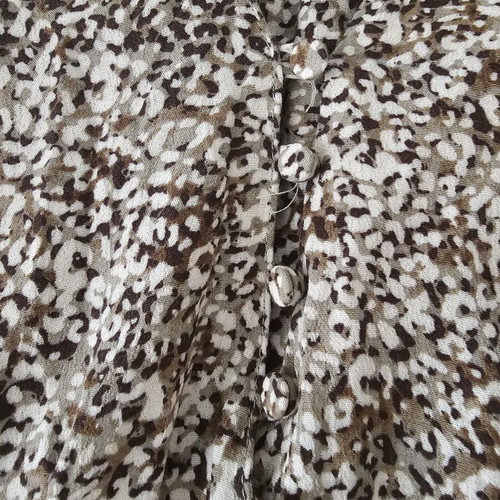 Zara mini dress XXL animal print like new, beige