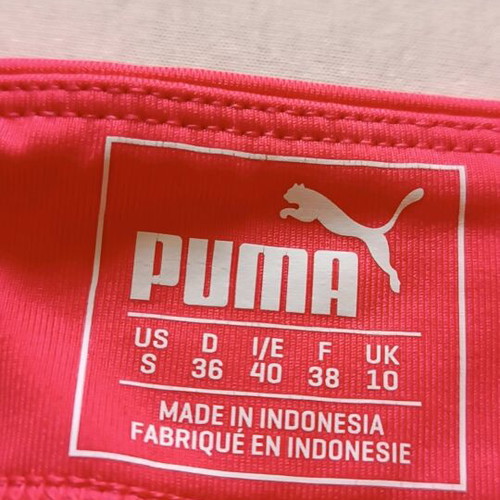 Puma women's 3/4 leggings like new, orange