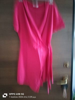 Anel jumpsuit like new, pink, short shorts with skirt look