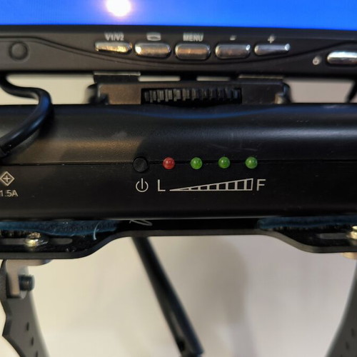 Graupner mx-16 HoTT remote control with FPV screen set like new