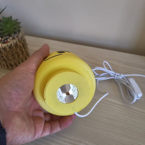 Lego head lamp used with USB and switch