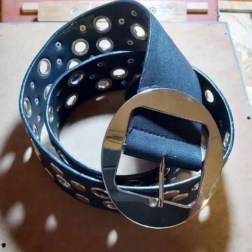 Three belts new with silver studs and stars