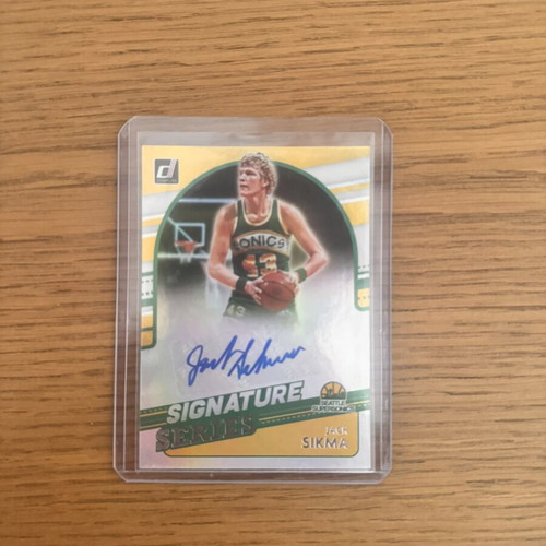 2021-22 Panini Donruss Signature Series Jack Sikma autograph card like new