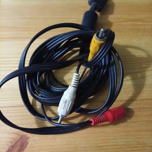 PS2 Audio Video Cable used, pack of 5, original
