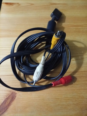 PS2 Audio Video Cable used, pack of 5, original