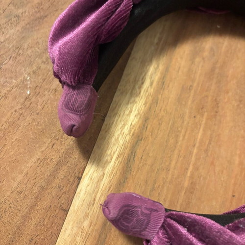 Karavan hairband new, purple pompadour style