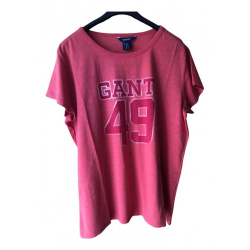 Gant orange-red cotton t-shirt M used