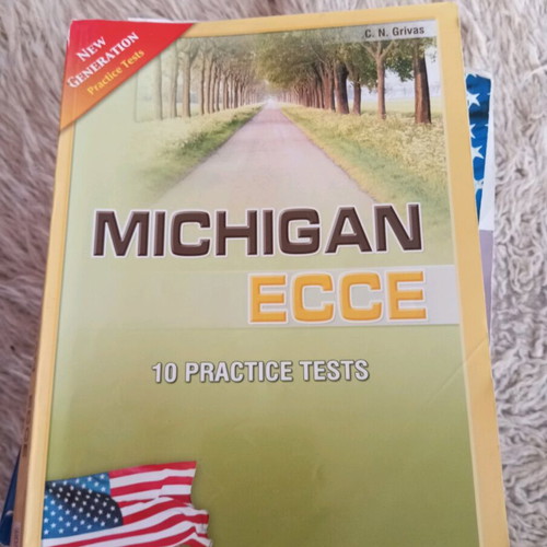 Michigan Ecce 10 practice tests like new, few pages marked