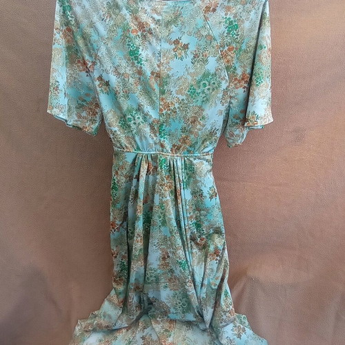 Romantic dress like new with waist belt, sleeves and chest cords