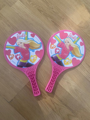 Barbie rackets like new, set of 2