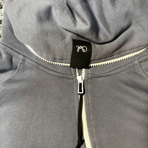 OWL Anthracite Zip Hoodie with Hood, M