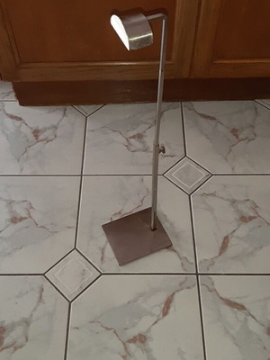 Single adjustable bag stand, inox