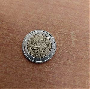 2€ κερμα Ανδρέας Καλβος Επετειακό