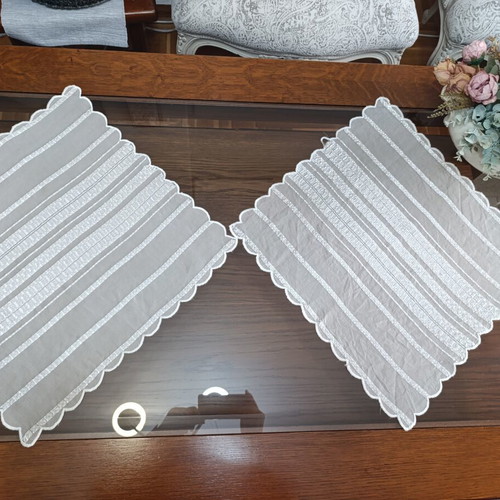 Silk table linen set of 5 pieces Soufli