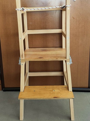 Learning tower handmade used, converts into table