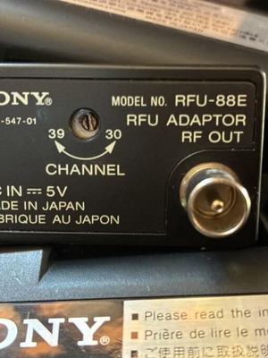 Sony RFU-88E RFU Adaptor used, made in Japan
