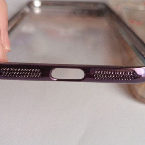 iPhone 11 cases, one used cherry design and one unused transparent