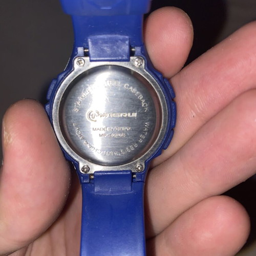 Mingrui children's digital sports watch, blue