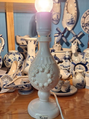 Collector's ceramic lamp Rosa Ljung like new