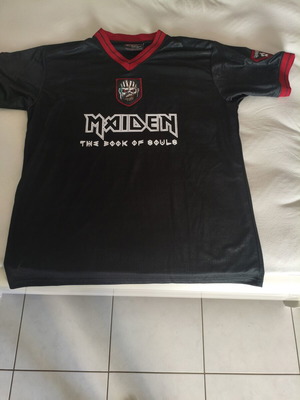 Iron Maiden Book of Souls tour shirt XXL, black