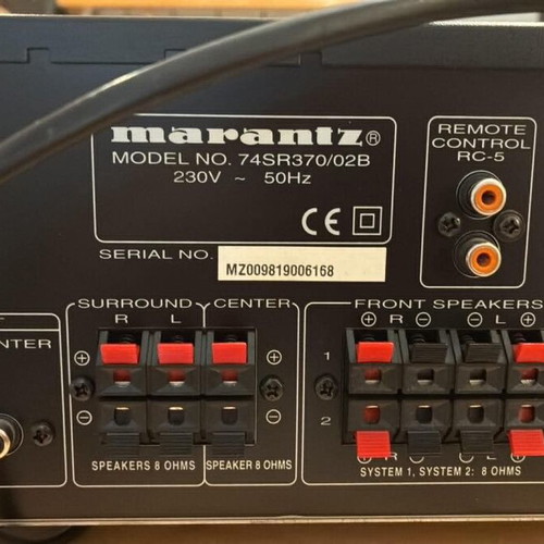 Marantz SR370 Audio Video Surround Receiver used with remote