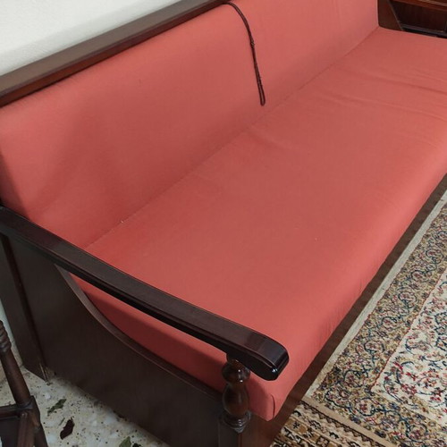 Sofa bed used with storage space