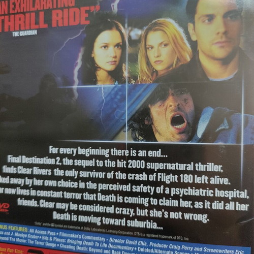 Final Destination DVD collection used, parts 1-6 with English subtitles