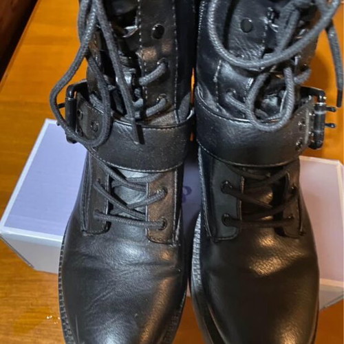 Black ankle boots like new, size 37