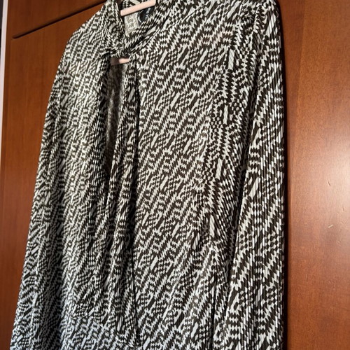 Nadia Rapti long dress medium, like new, white and brown