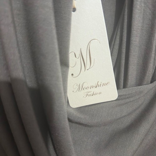 Moonshine Italian women's tunic new, grey and beige, XL to 3XL