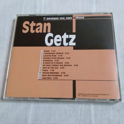 Stan Getz CD like new, jazz