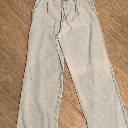 Sinsay light blue denim pants high waist size XL like new