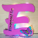 Monogram lamp 30 centimeters