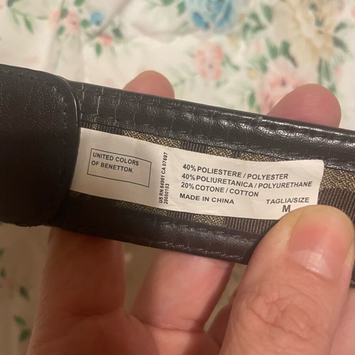 Benetton belt brown like new, size 90