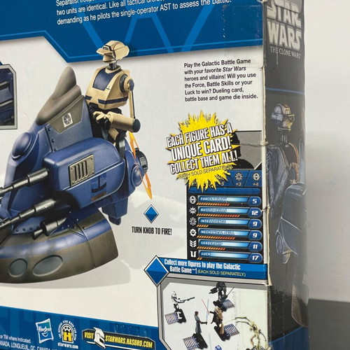 Star Wars Hasbro Armored Scout Tank with Tactical Droid new