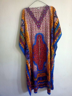 Colorful tunic, free size, 100% viscose